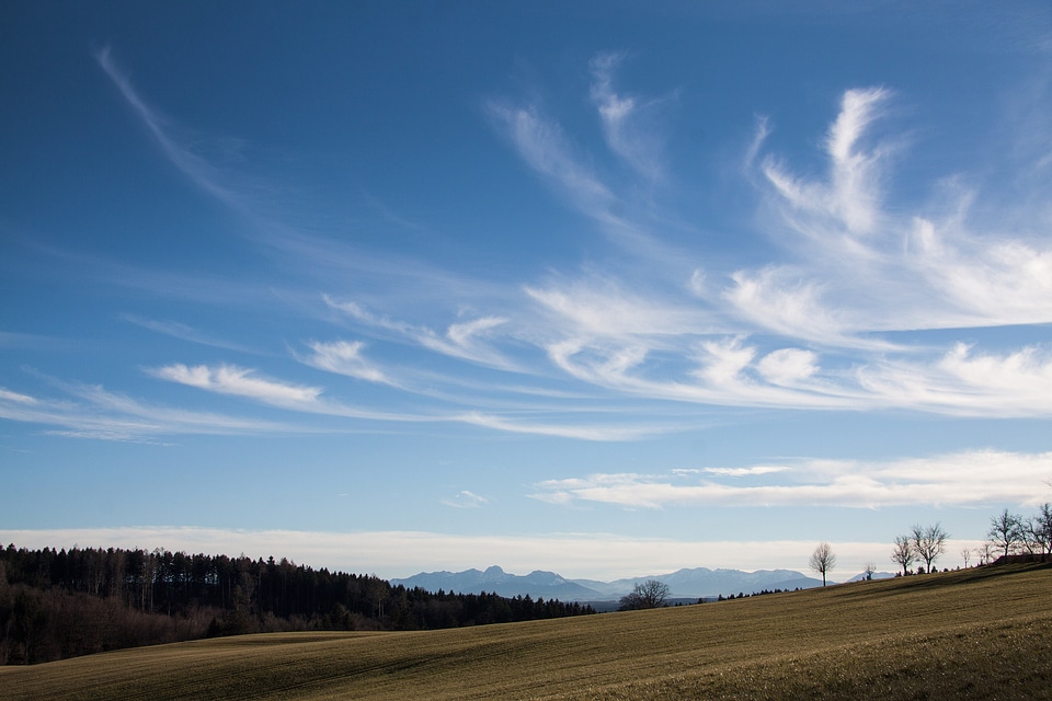 Alpine upper bavaria spring
