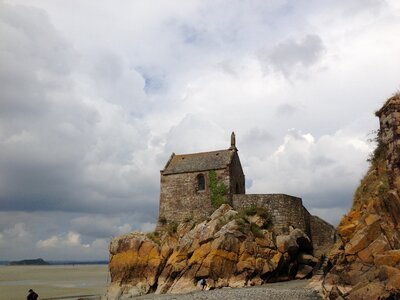 Mont saint michel rock chapel