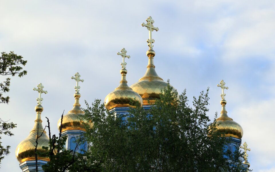 Orthodox cross gold