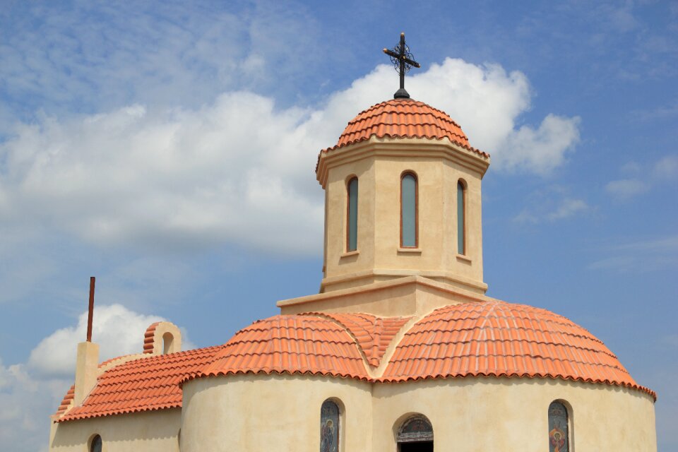 Cross roof tower