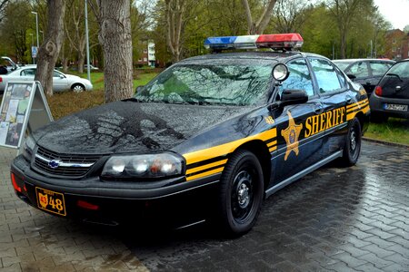 American cars police police patrol car
