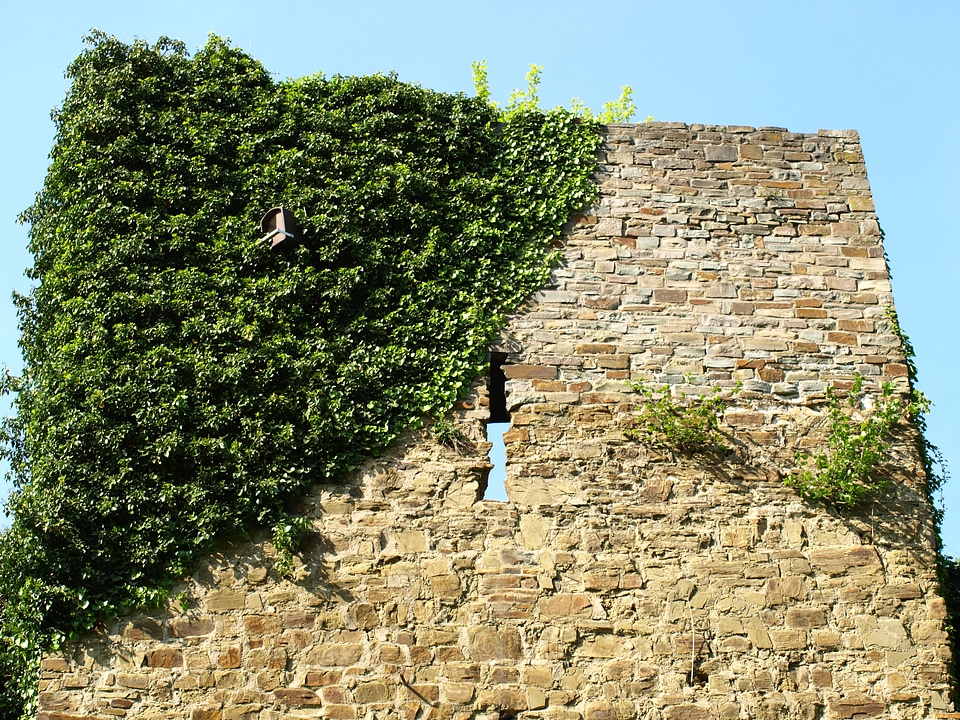 Historically middle ages wall