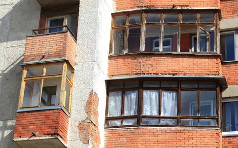 Building residential ussr photo