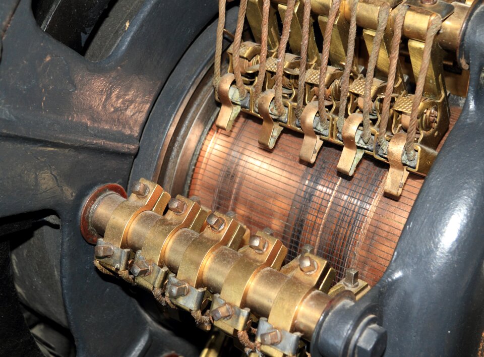 Museum generator rotor