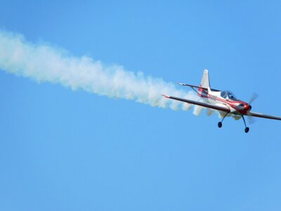 Sky acrobatic aerobatic airplane