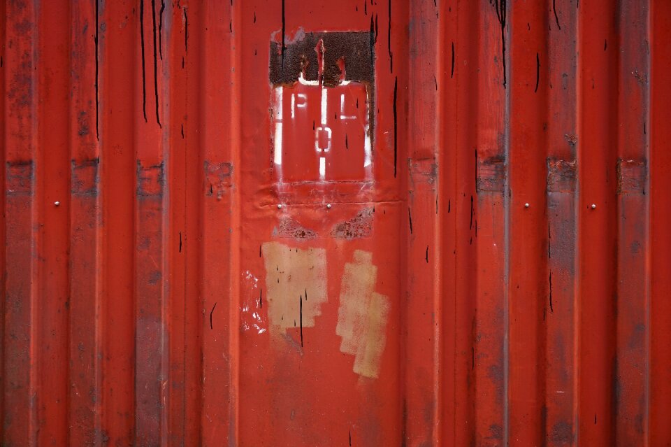 Red texture red metal