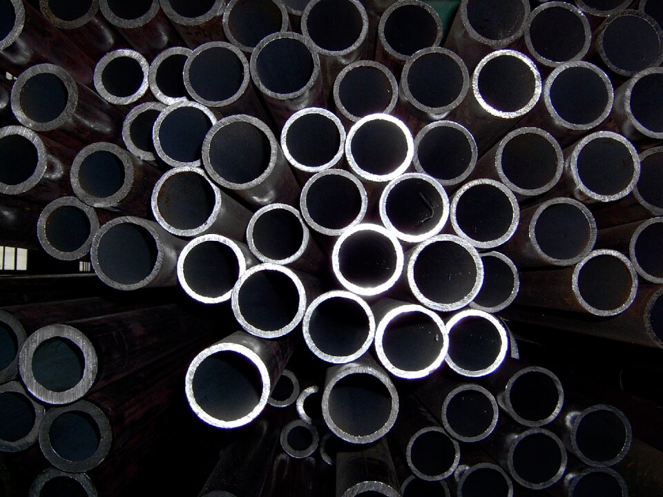 Metal pipes iron