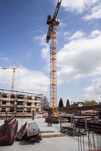 Site sky construction work