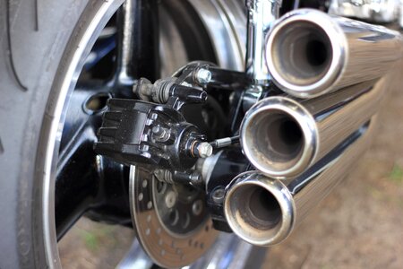 Motor exhaust honda