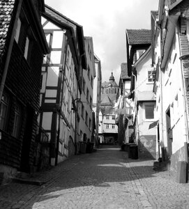Historic center marburg wood