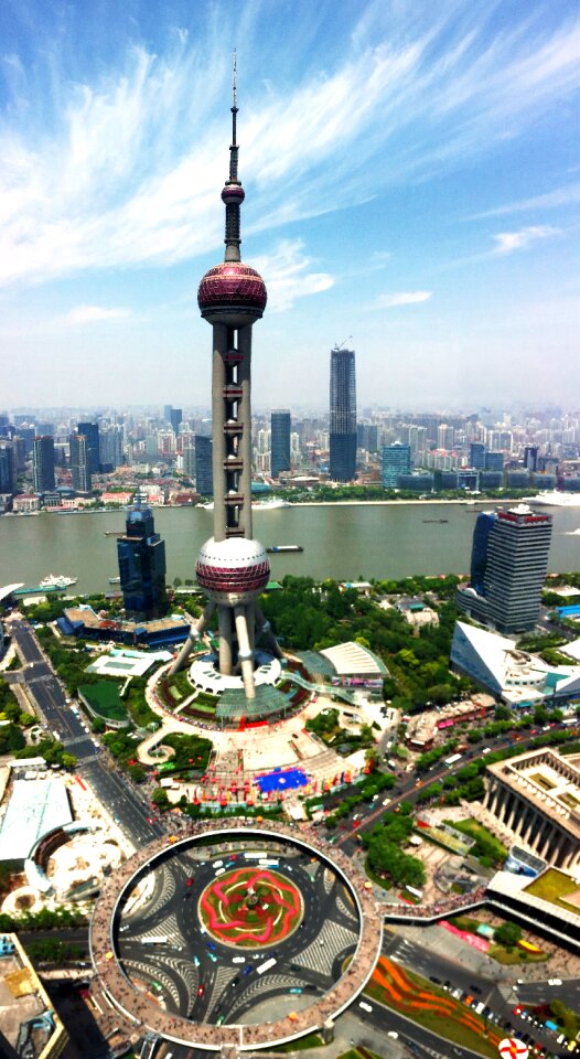 Pearl of the orient panorama blue sky