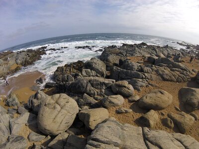 Mar isla negra chile photo