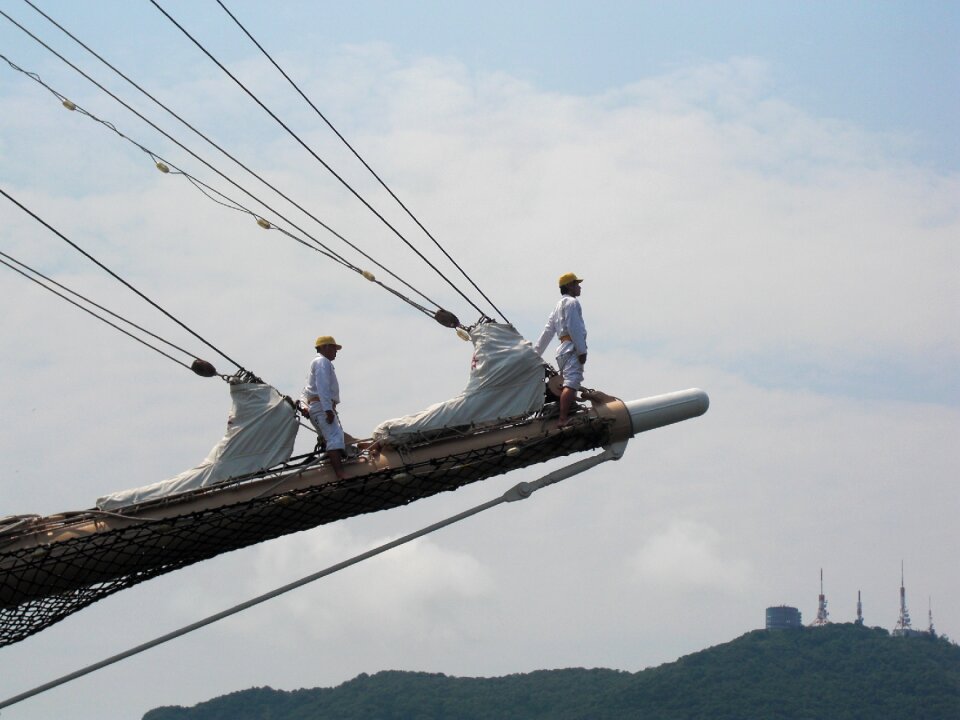 Nagasaki nagasaki port sailing ship