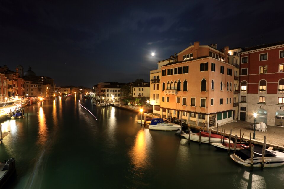 Evening moon