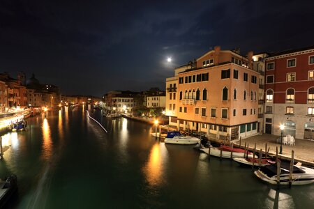 Evening moon