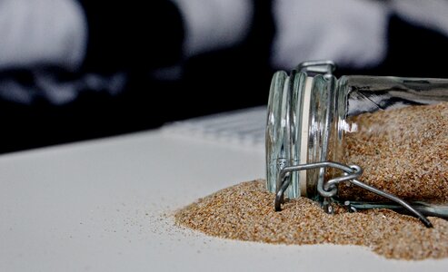 Bottle glass bottle transparent