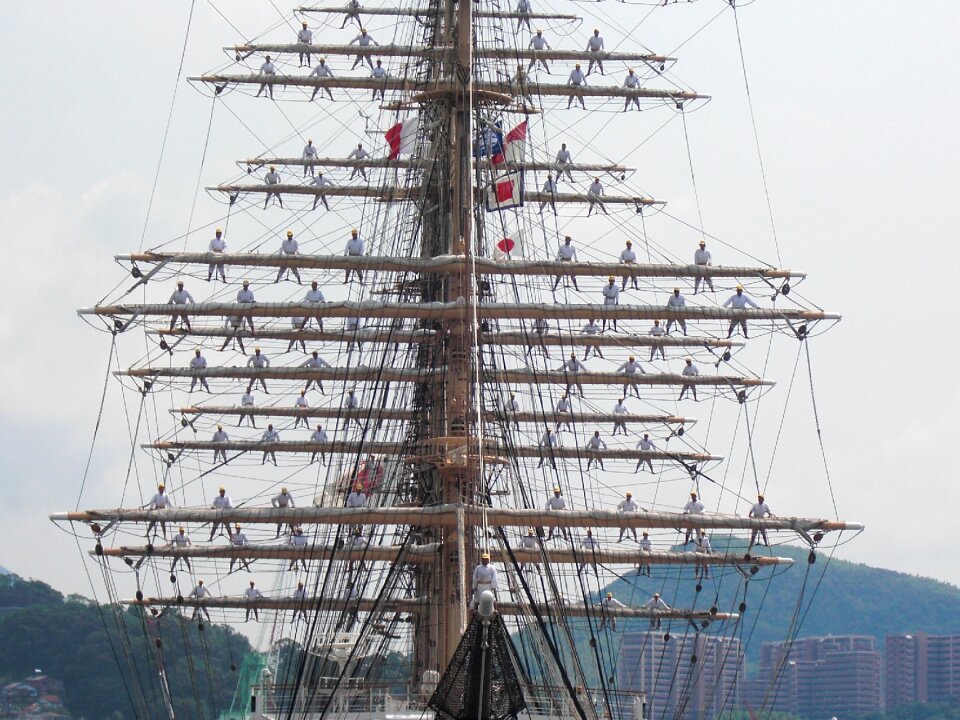 Nagasaki nagasaki port sailing ship