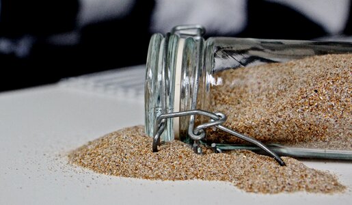 Bottle glass bottle transparent