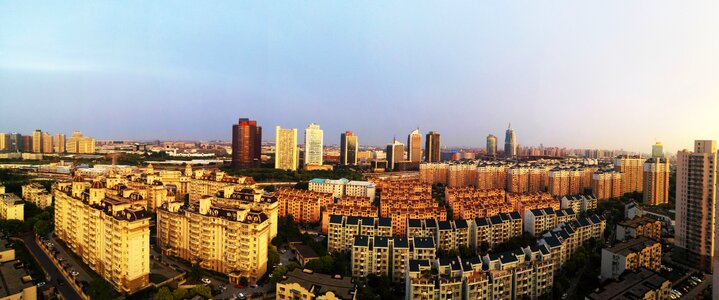 Twilight city the urban landscape