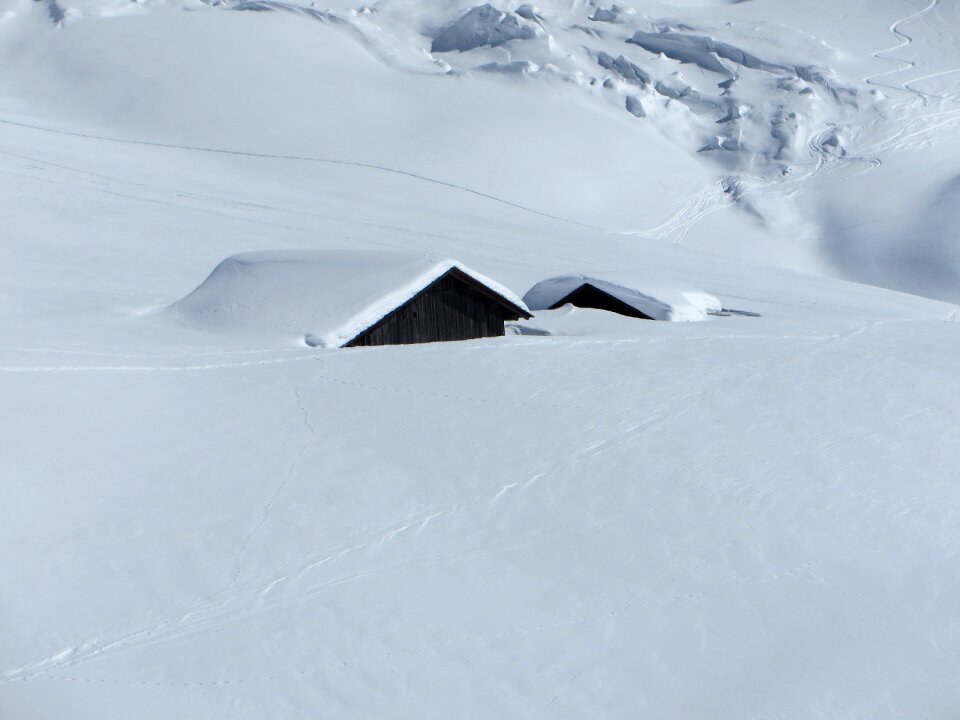 Contamines-montjoie mountain snow