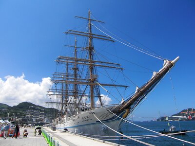 Nagasaki nagasaki port sailing ship