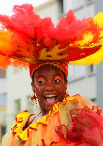 Woman carnival rotterdam photo
