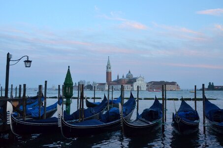 Gondola water evening photo