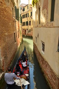 Gondola water narrow photo