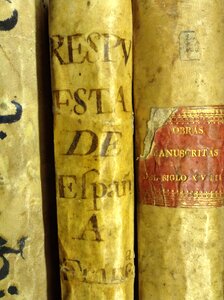 Old library parchment