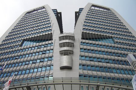 High rise construction scenery
