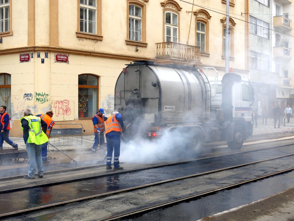 Steam truck rails