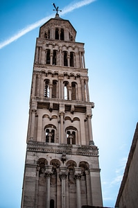 Dalmatia historic center tower photo