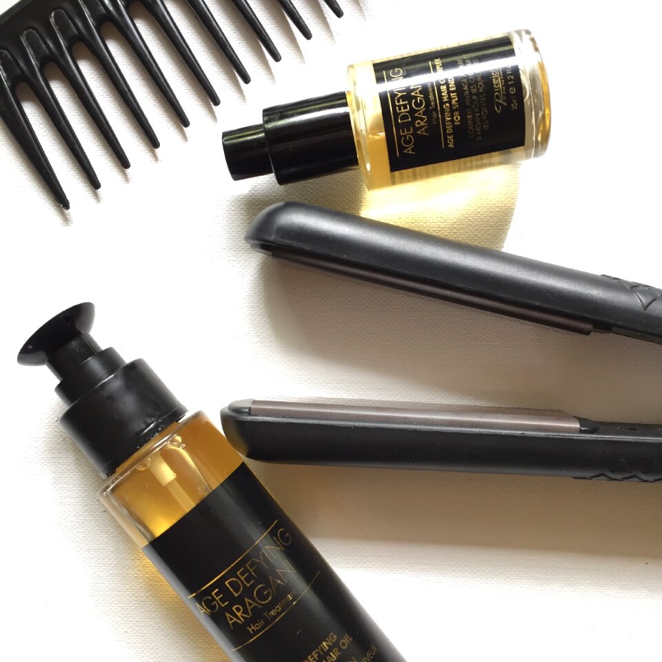 Hair smoothing-iron