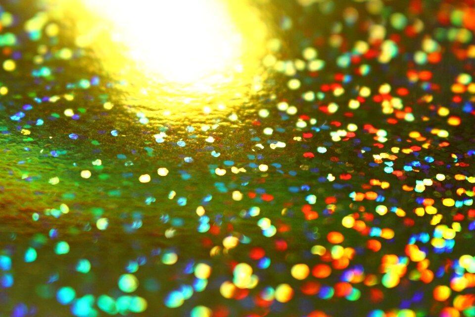 Bokeh photo paper paper