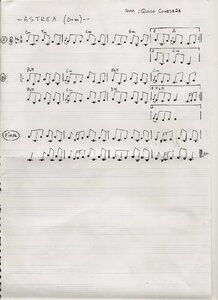 Sheet music manuscript music photo