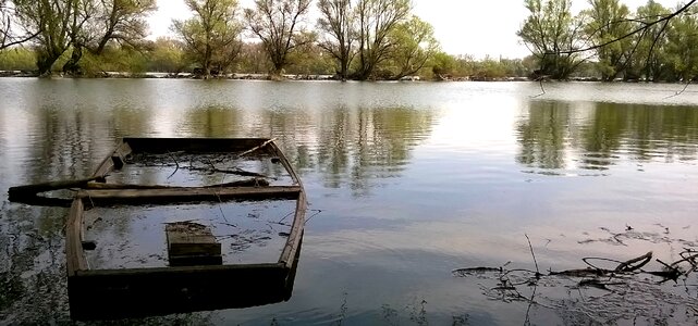 Abandoned silence shipwreck