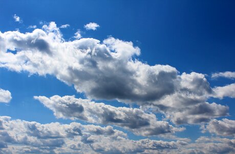 Blue cumulus mediocris cumulus humilis nice weather
