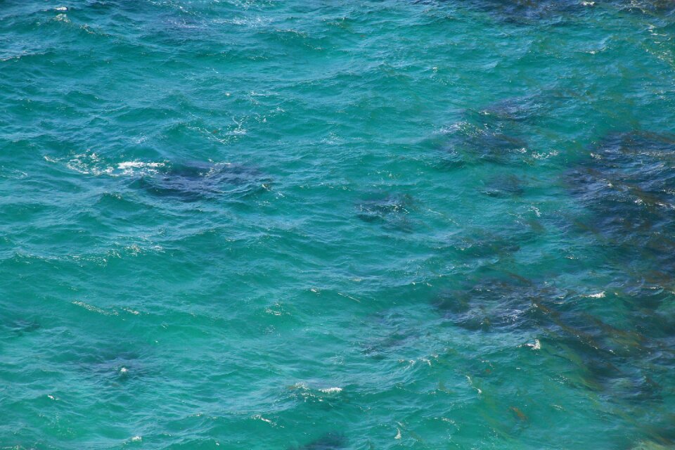 Turquoise seascape cornwall