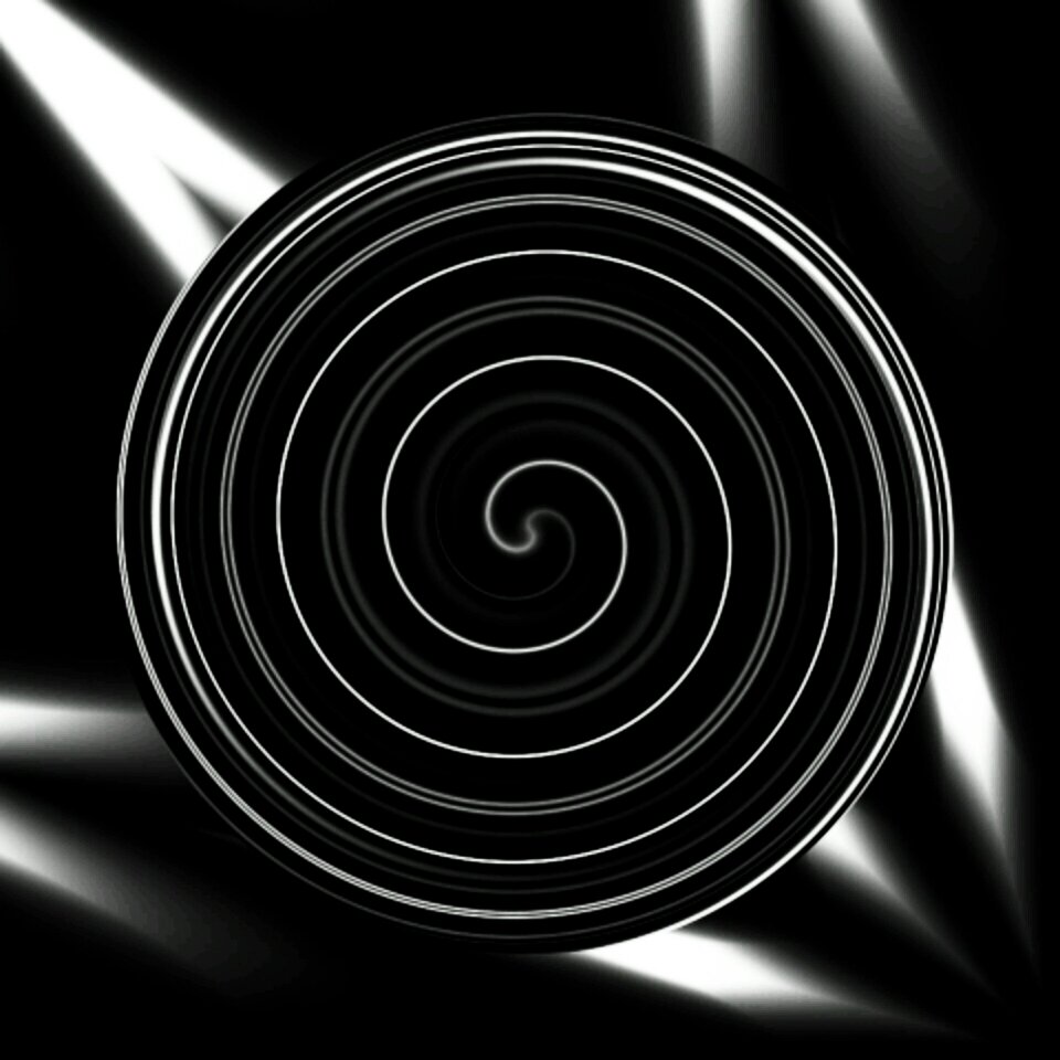 Spiral lights black