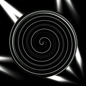 Spiral lights black