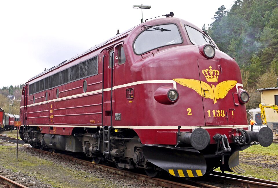 Six-axial danish state railway danmark