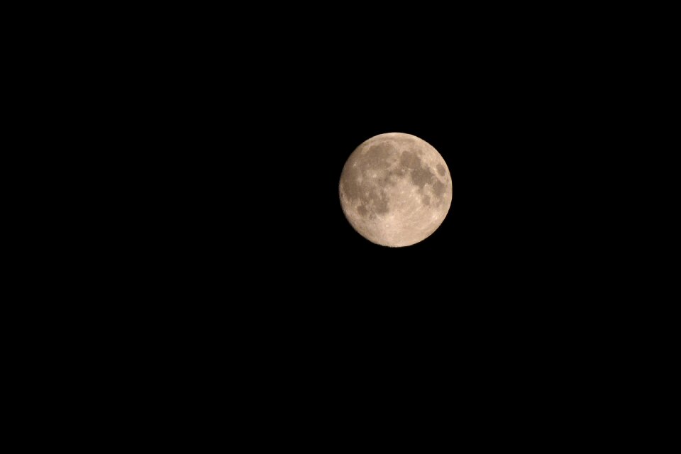 Moon night sky