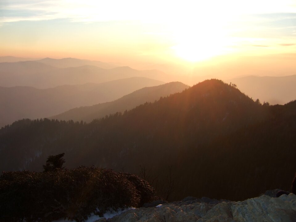Peak evening nature