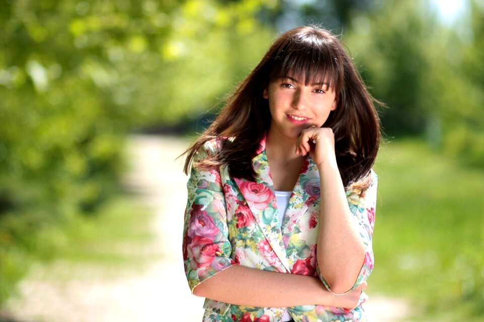 Brunette fashion beauty