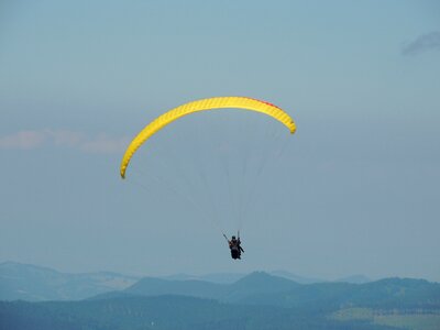 Sky paraglider hobby