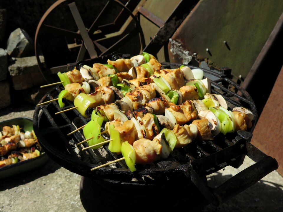 Barbecue fresh vegetable