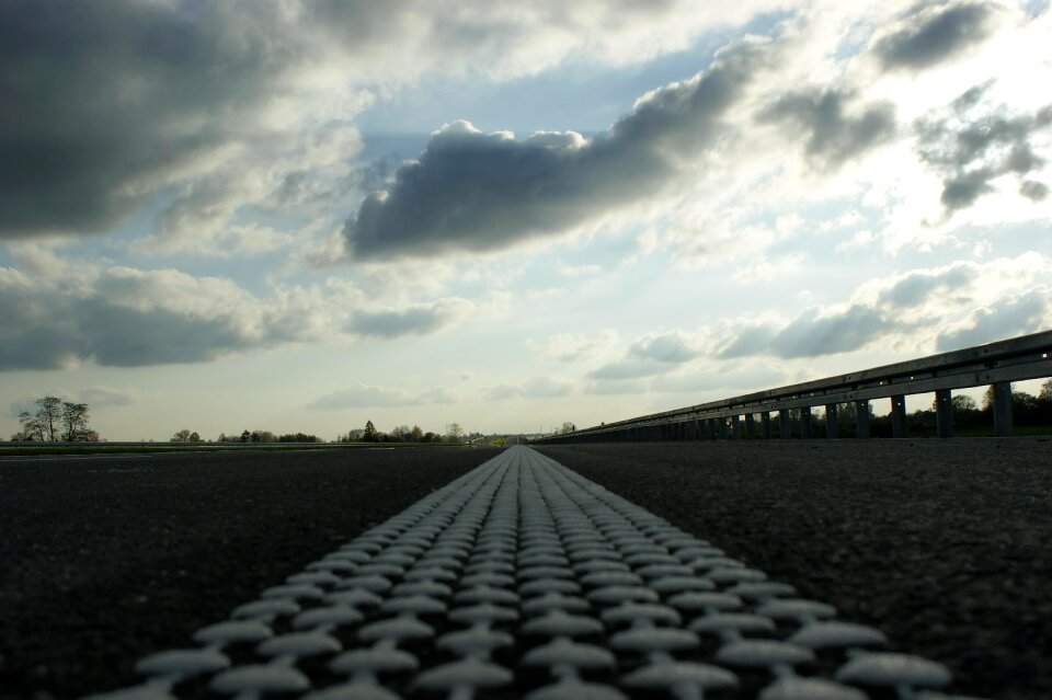 Asphalt roadside
