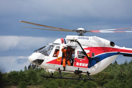 Namahage rescue helicopter