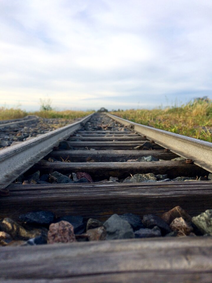 Train countryside crossing