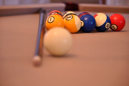 Billiard play stick photo